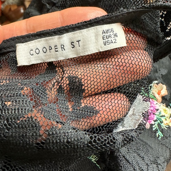 COOPER ST Myrtle Floral Lace Dress in size 2 - Picture 6 of 6